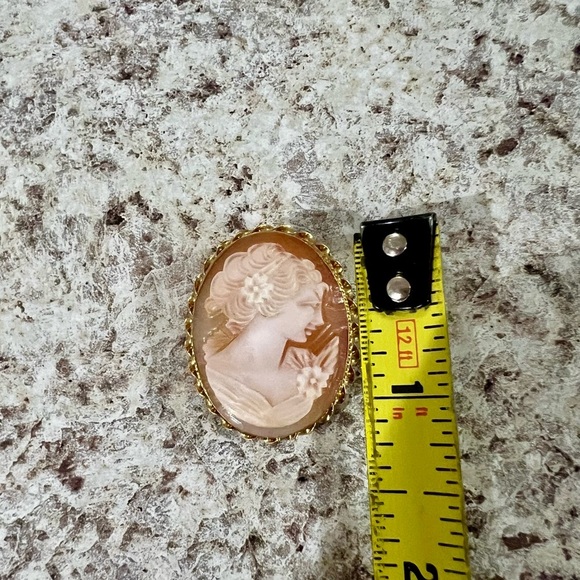 Antique 14K Cameo Brooch/Pendant - Picture 3 of 9